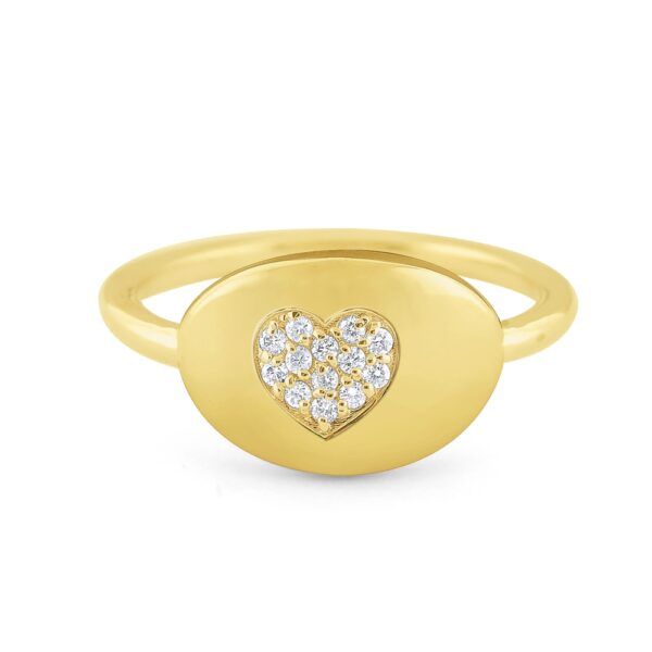 KC Designs Heart Ring R9697